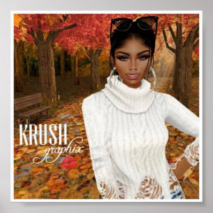 Krush Graphix par Ahsek Novel Hello Fall Poster 3