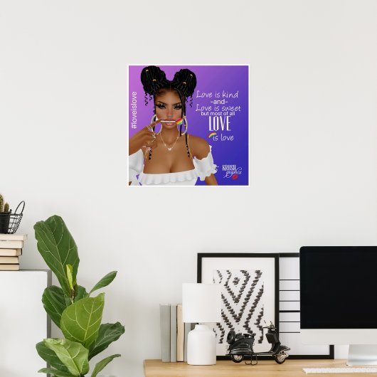 Krush Graphix par Ahsek Novel Pride Poster 1 (Bureau à domicile)