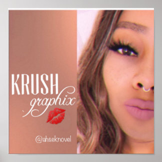 Krush Graphix Poster 10 van Ahsek Novel