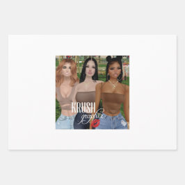 Krush Graphix van Ahsek Novel Gift Wrap 99 Inpakpapier Vel