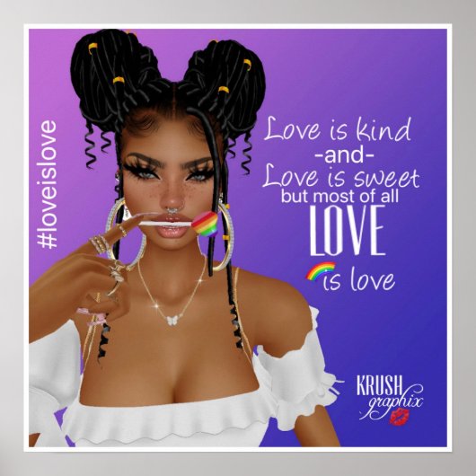 Krush Graphix van Ahsek Novel Pride Poster 1 (Voorkant)