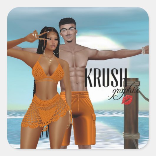 Krush Graphix van Ahsek Novel Stickers 63 (Voorkant)