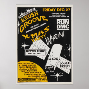 Krush Groove Kerstparty Poster