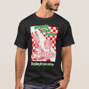 Krusty Krab Pizza Voor Mannen Vrouwen T-shirt