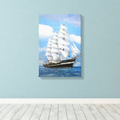 Kruzenshtern Canvas Afdruk (Insitu (Houten vloer))