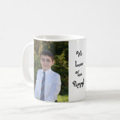 KRW aangepaste Mok voor fotocadeau met aangepaste (Voorkant links)