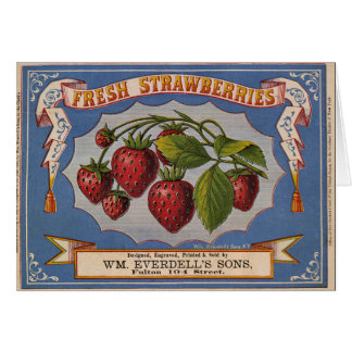 KRW aardbeien Krateletiket