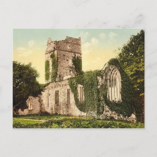 KRW Abbaye de MuckrossKilarney Irlande Carte Posta (Devant)