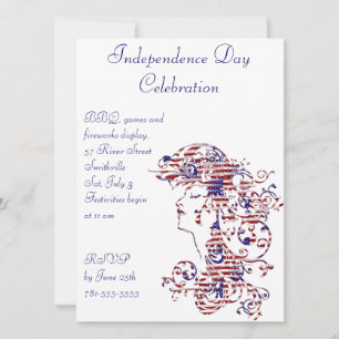 KRW American Beauty 4 juillet Invitation