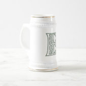 KRW - B - Celtic Monogram Stein Bierpul (Voorkant links)