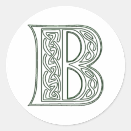 KRW - B - Keltische monogram zegel (Voorkant)