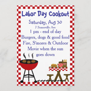 KRW Backyard Cookout Invitation Kaart