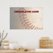 KRW Baseball Bar Mitzvah Autograaf Keepomwille Pos Poster (Keuken)