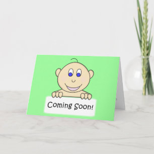 KRW Bientôt Invitation Baby shower Neutre