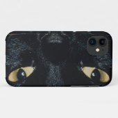 KRW Black Cat Face iPhone 5 Hoesje (Achterkant (horizontaal))