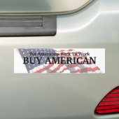 KRW Buy American Bumpersticker (Op auto)