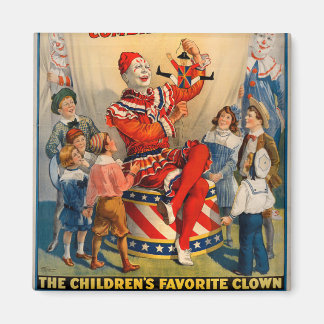 KRW Circus Clown  magneet