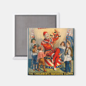 KRW Circus clown Magnet Vintage (Recto/Verso)