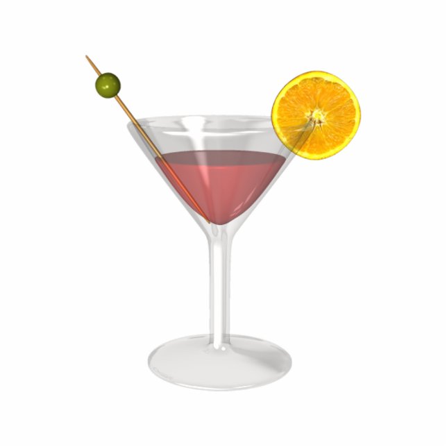 KRW Cosmopolitan Cocktail Staand Fotobeeldje (Voorkant)