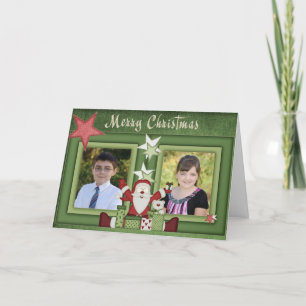 KRW Country Père Noël Carte de vacances photo pers