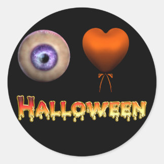 KRW Creepy Ik hou van Halloween Sticker