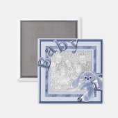 KRW Custom Baby Boy Photo Magnet (Recto/Verso)