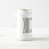 KRW - D - Celtic Monogrammed Stein Bierpul (Voorkant links)