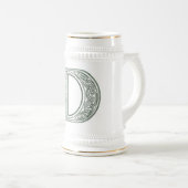 KRW - D - Celtic Monogrammed Stein Bierpul (Voorkant rechts)