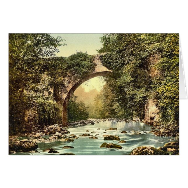 KRW  de Dargle Bridge County Wicklow Card (Voorkant Horizontaal)