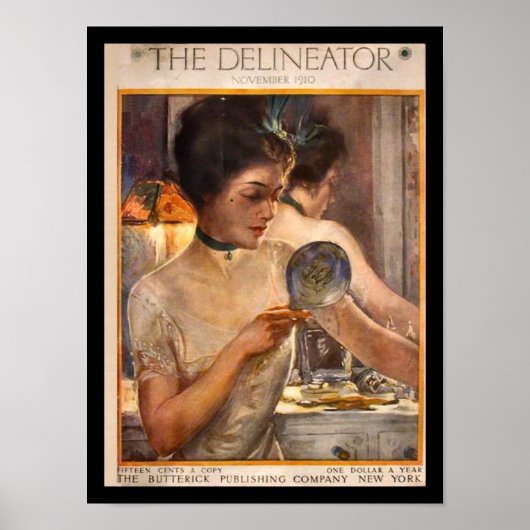 KRW  Delineator 1910-magazijn afdrukken Poster (Voorkant)