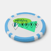 KRW Design Retro Fun Bachelor Party Poker Chips (Enkel)