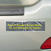 KRW Designer Duct Tape Bumpersticker (Op auto)