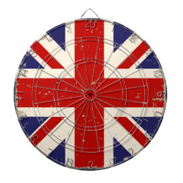 KRW Distress British Flag Dartboard Dartbord