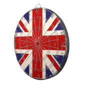 KRW Distress British Flag Dartboard Dartbord (Voorkant Rechts)