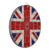 KRW Distress British Flag Dartboard Dartbord (Voorkant Links)