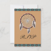 KRW Dreamcatcher Mariage amérindien RSVP (Devant)