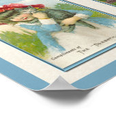 KRW drieledige  afdruk Poster (Hoek)