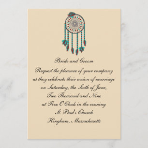 KRW Drocatcher Custom Wedding Invitation Kaart