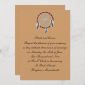 KRW Drocatcher Custom Wedding Invitation Kaart (Voorkant / Achterkant)