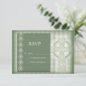 KRW Elegant Celtic Cross Irish RSVP (Staand voorkant)