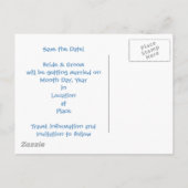 KRW Enregistrer la carte de mariage de destination (Dos)