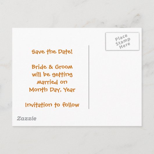 KRW Enregistrer la date Chats Carte de mariage per (Dos)