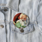 KRW Fun  Santa Claus Ronde Button 7,6 Cm (In situ)