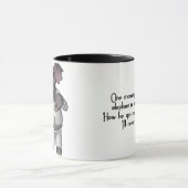 KRW Funny Elephant in Pajamas Groucho Marx Quote Mok (Midden)