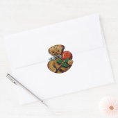 KRW  Gingerbread Man Vakantie Sticker (Envelop)