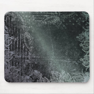 KRW Gothic Mood Waterverf Floral Grunge Muismat
