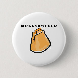 KRW grappigere Cowbell! Ronde Button 5,7 Cm