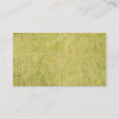 KRW Green Celtic Shamrock Parchment Custom Visitekaartje (Achterkant)