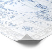 KRW Grunge in Blue Take 2 Poster (Coin)