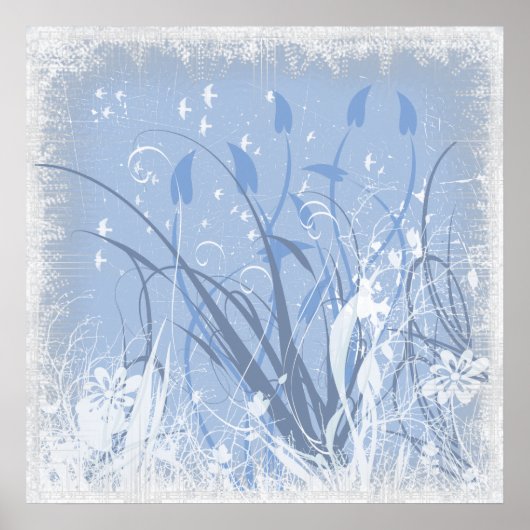 KRW Grunge in Blue Take 2 Poster (Devant)